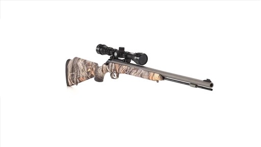 Thompson/Center Impact .50 Caliber Camo Muzzleloader With 3-9x40mm Scope 360 View - image 5 from the video